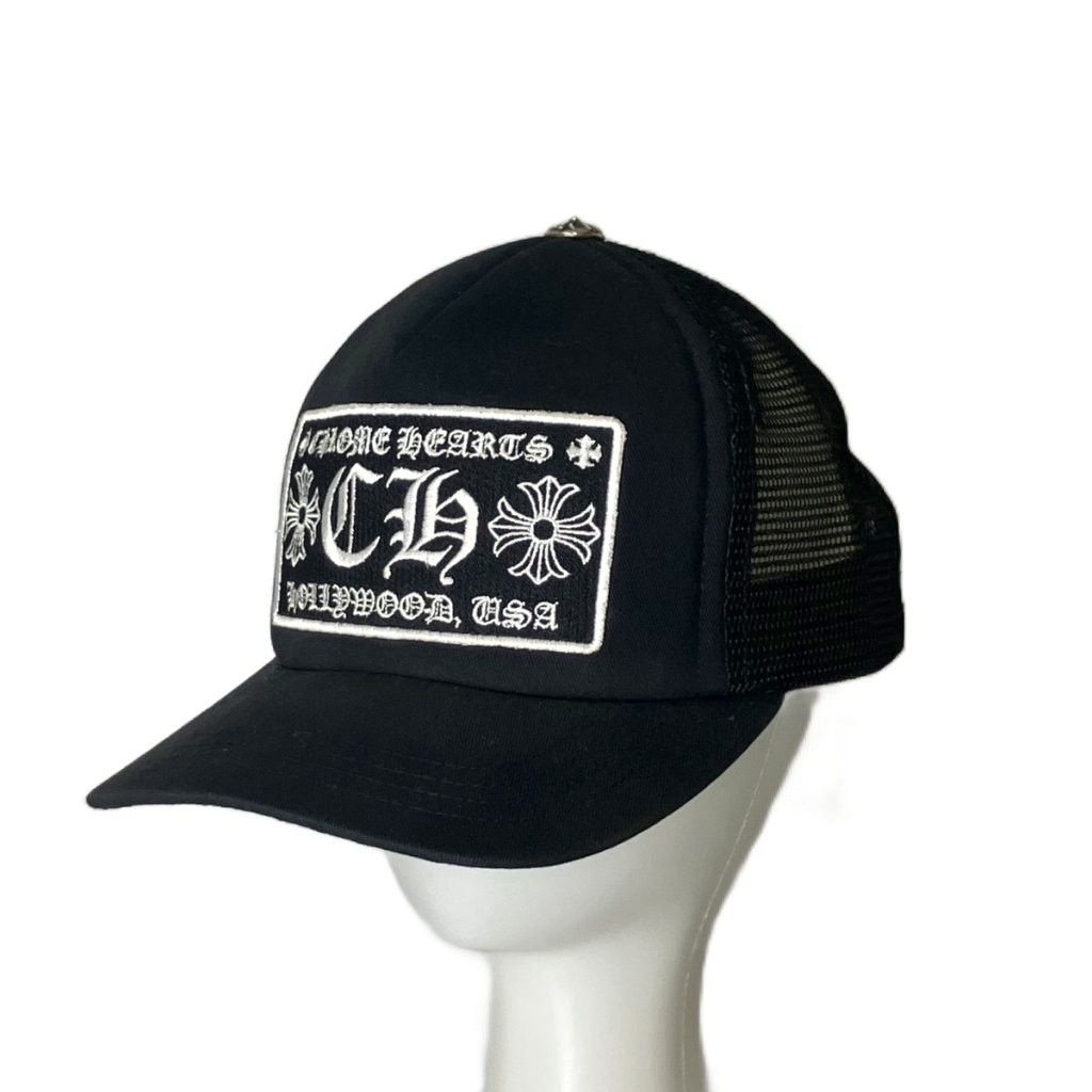 クロムハーツ CHROME HEARTS Tracker Cap トラッカーキャップ 帽子 メッシュ ONEsize 黒 ブラック 2238-304-3327 AA メンズ