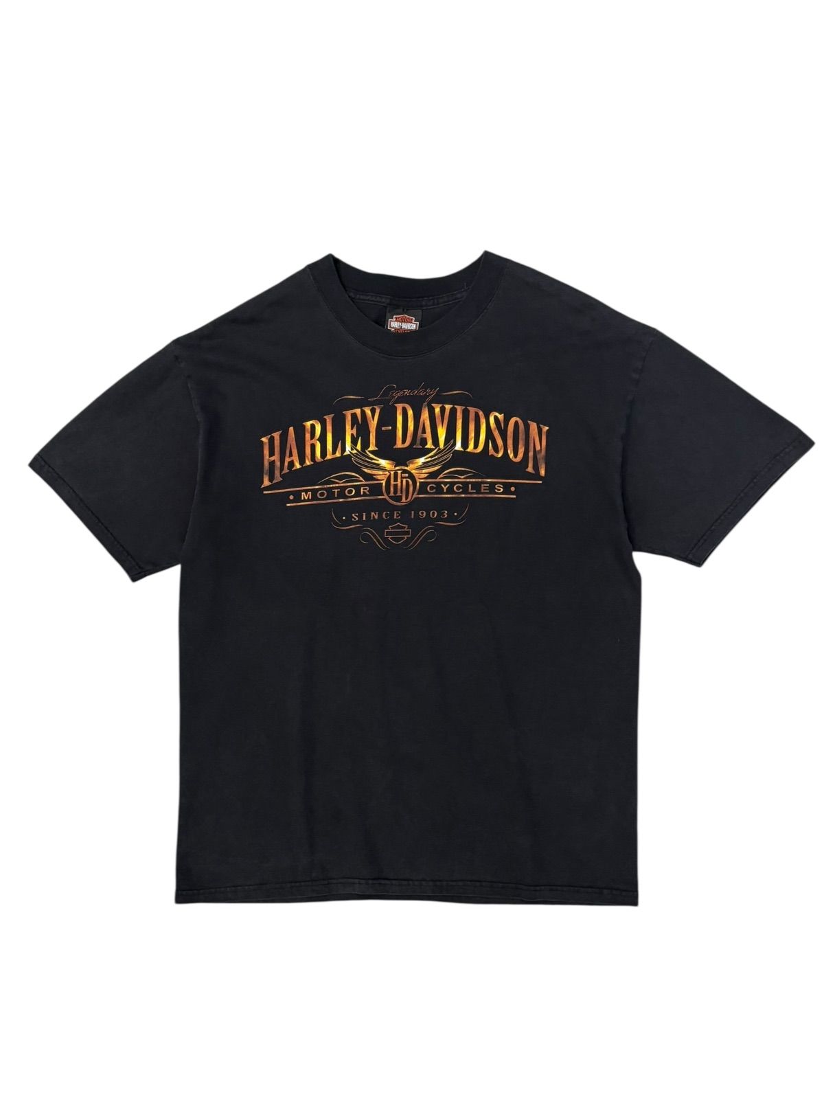 00s Harley Davidson ハーレーダビッドソン プリント Tシャツ
