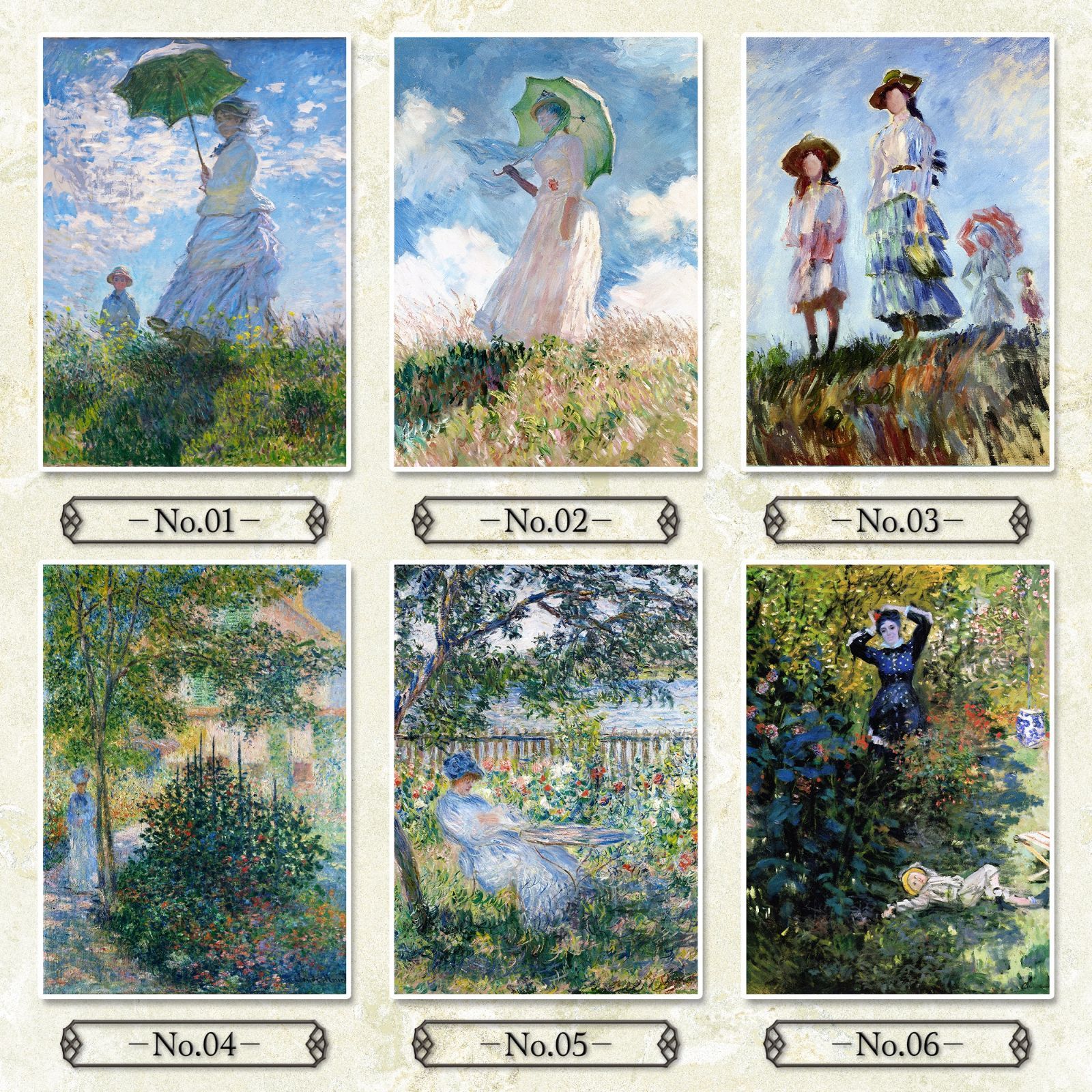 全30種類】クロード・モネ『人物画』複製画《額入り》 - メルカリ