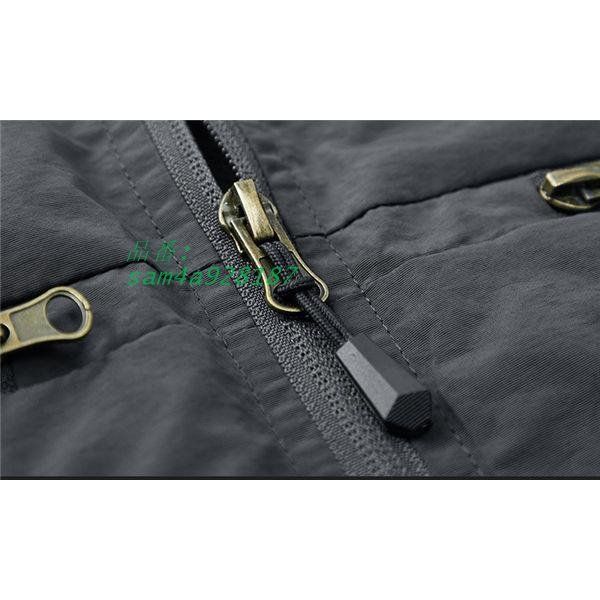 流行に敏感 釣りベスト メンズ マルチポケット ハイキング メッシュベスト 男性用 撮影用 ジャケット 写真 旅行 耐久性釣り用 多機能 am4a928187