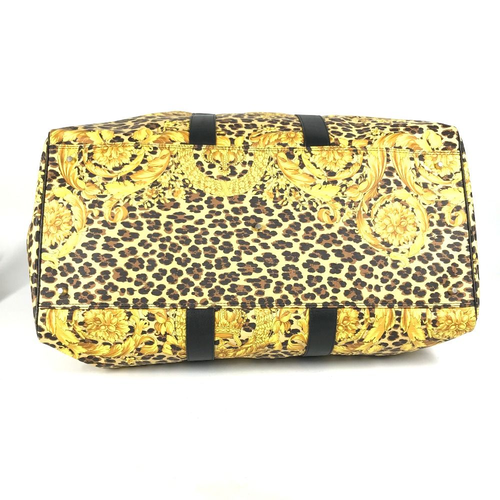 VERSACE ヴェルサーチ ボストンバッグ レオパード 豹柄 ヒョウ