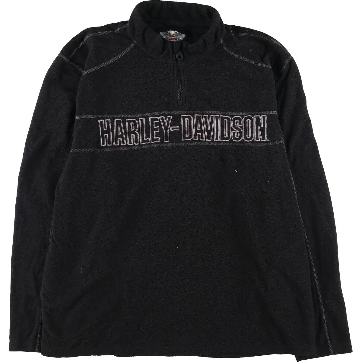 古着 ハーレーダビッドソン Harley-Davidson ハーフジップ フリース 