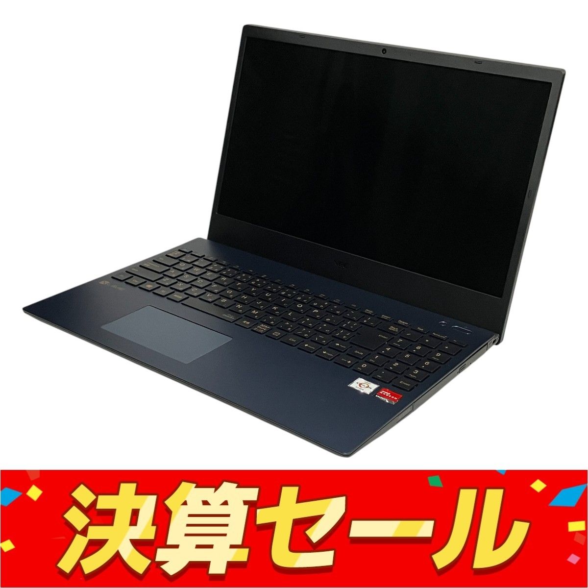 NEC PC-N1515AAL-N ノートパソコン Athlon Silver 3050U 4GB SSD 256GB 