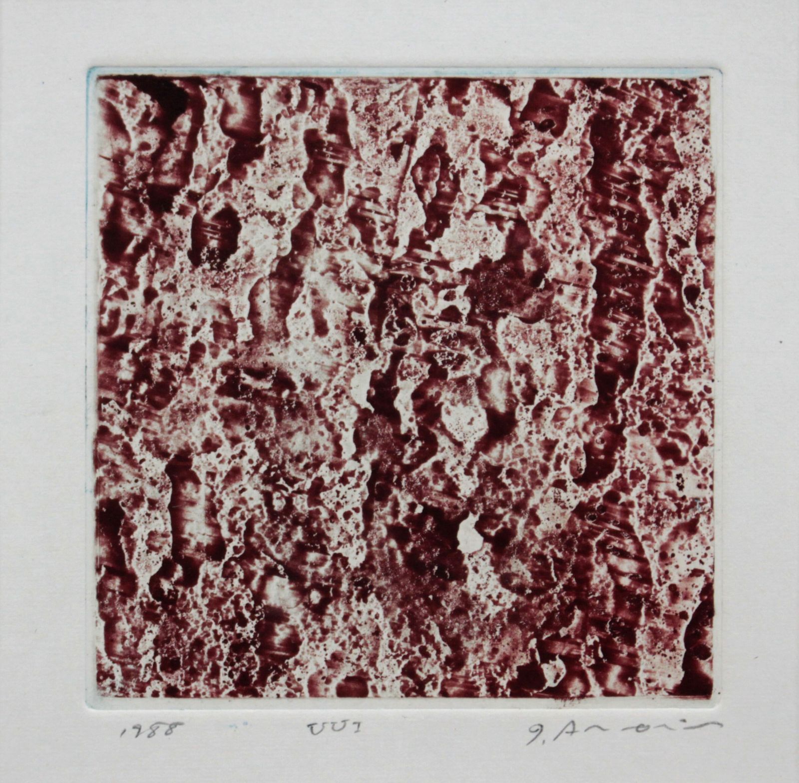 一原有徳『UUS（d）』銅版画【真作保証】 絵画 一原有徳 銅版画『UUI』【真作保証】 絵画 - メルカリ