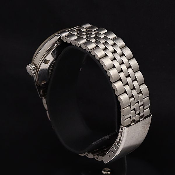 シチズン AT/自動巻 4-740165 シルバー文字盤 デイト 21石 ラウンド