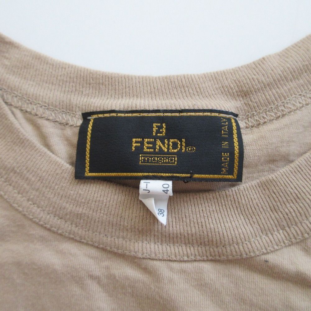 【FENDI】フェンディ　Ꭲシャツ　レディース　ロゴ　40サイズ FENDI】フェンディ Ꭲシャツ レディース ロゴ 40サイズ 楽天市場