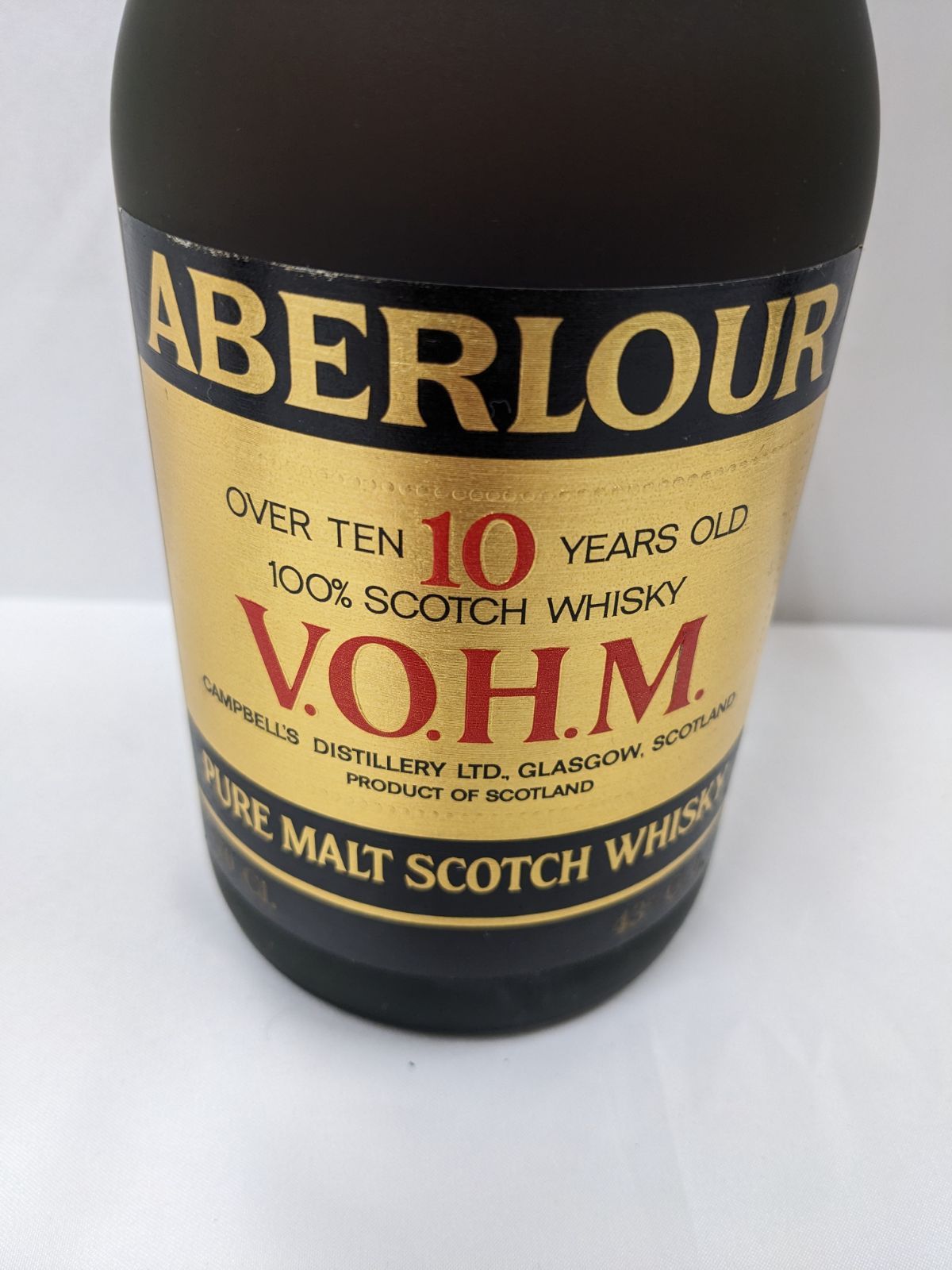 ⭐未開封品❗ABERLOUR アベラワー スコッチウイスキー 10年 VOHM ピュアモルト 700ml アルコール度 43%⭐ - メルカリ