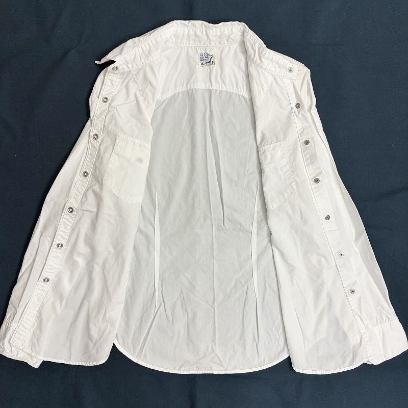 ◇ orSlow オアスロウ 長袖シャツ フロントボタン シンプル トップス