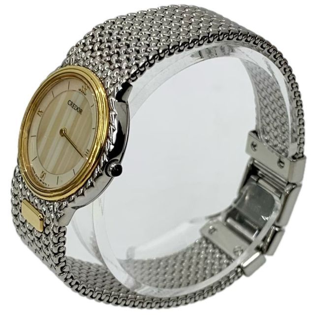 セイコー クレドール 腕時計 レディース ゴールド シルバー 中古