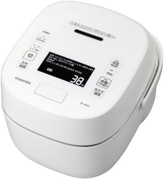 新品未使用】東芝 (TOSHIBA) RC-10VXT-W (グランホワイト) 炎匠炊き