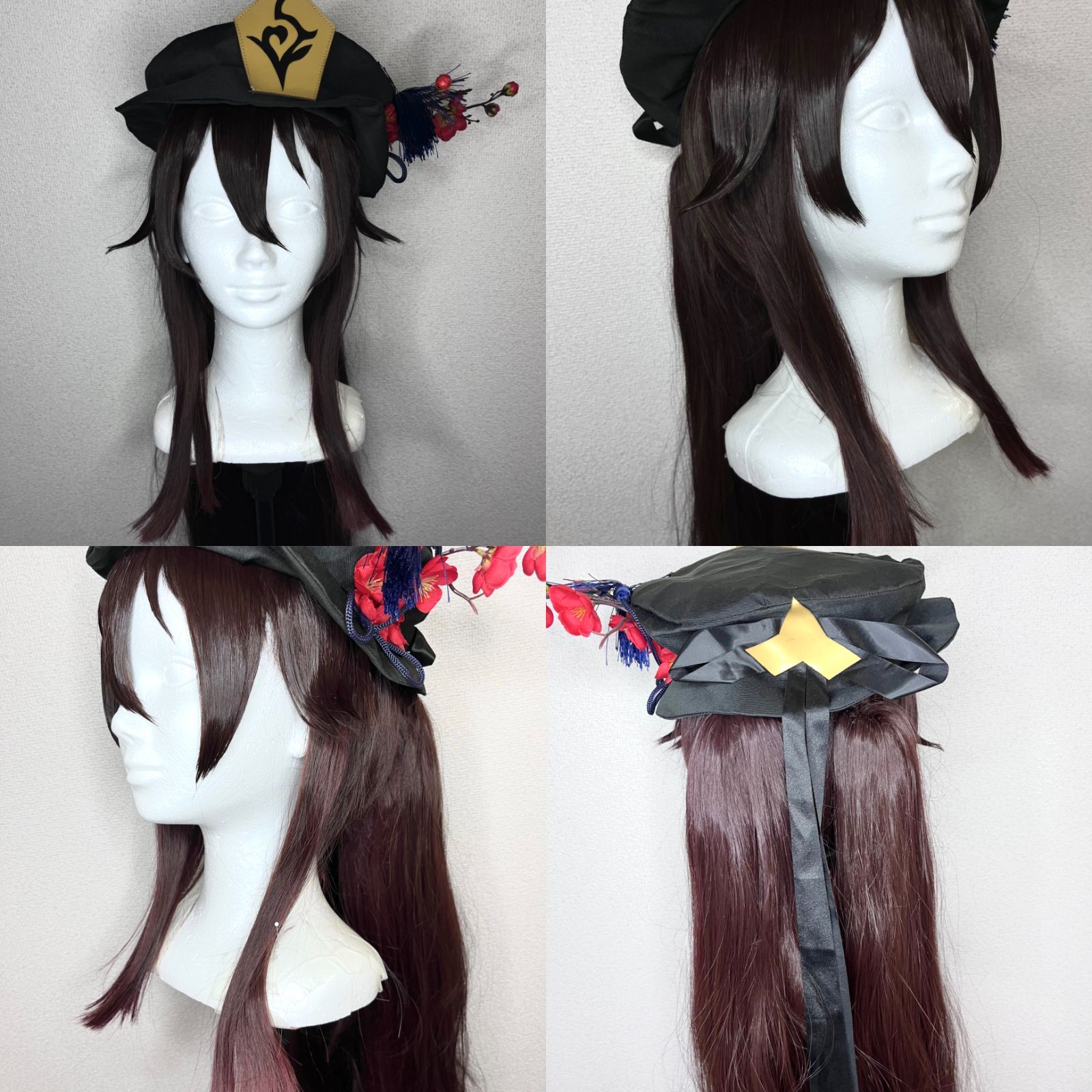 未使用品】原神 胡桃 コスプレウィッグ 帽子なし 0044 - メルカリ
