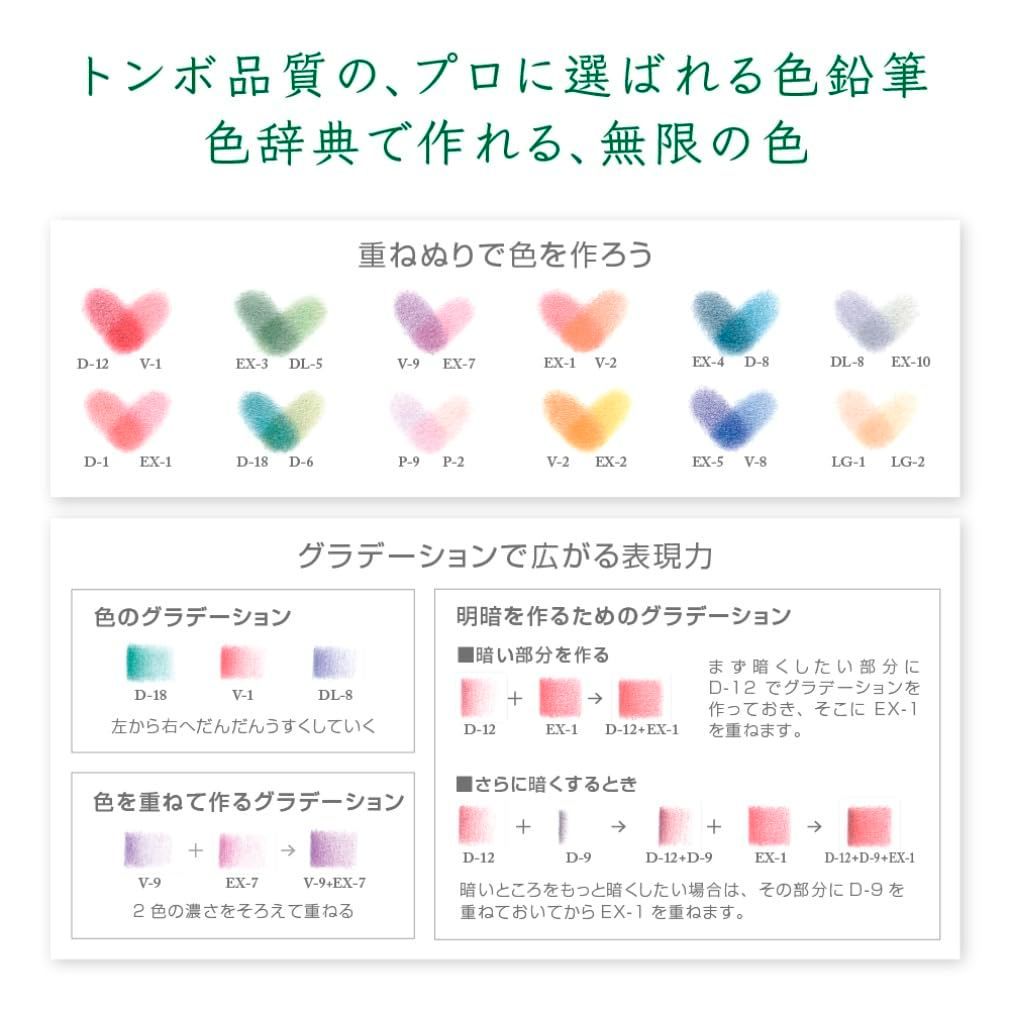 ブック型 100色 色辞典 全色セット 色鉛筆 あらゆる自然の色を集めた100色 トンボ鉛筆 CI-R100CBAZ WWW_OLIVIERBERNSTEIN_COM