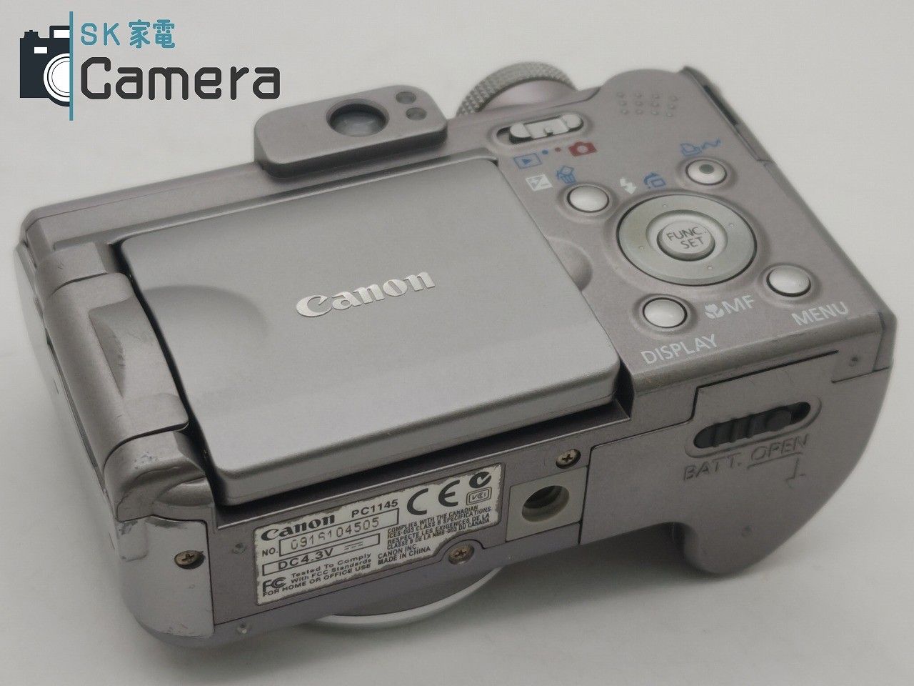 【中古】 Canon PowerShot A620 キャノン パワーショット 単三電池で動きます