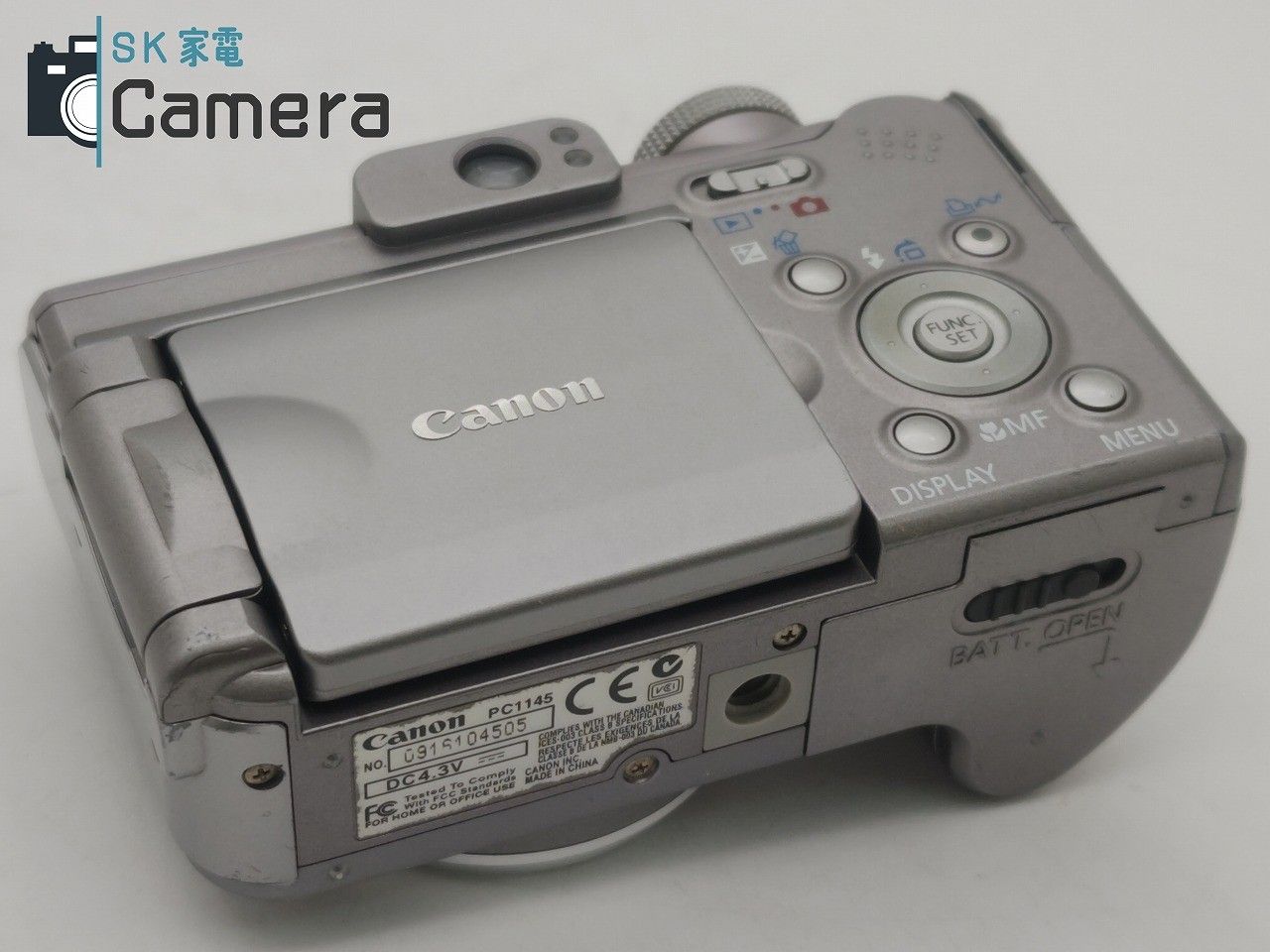 中古】 Canon PowerShot A620 キャノン パワーショット 単三電池
