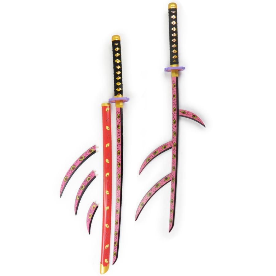 鬼滅の刃日輪刀 黒死牟 上弦の壱 コスプレ道具 模造刀 日本刀