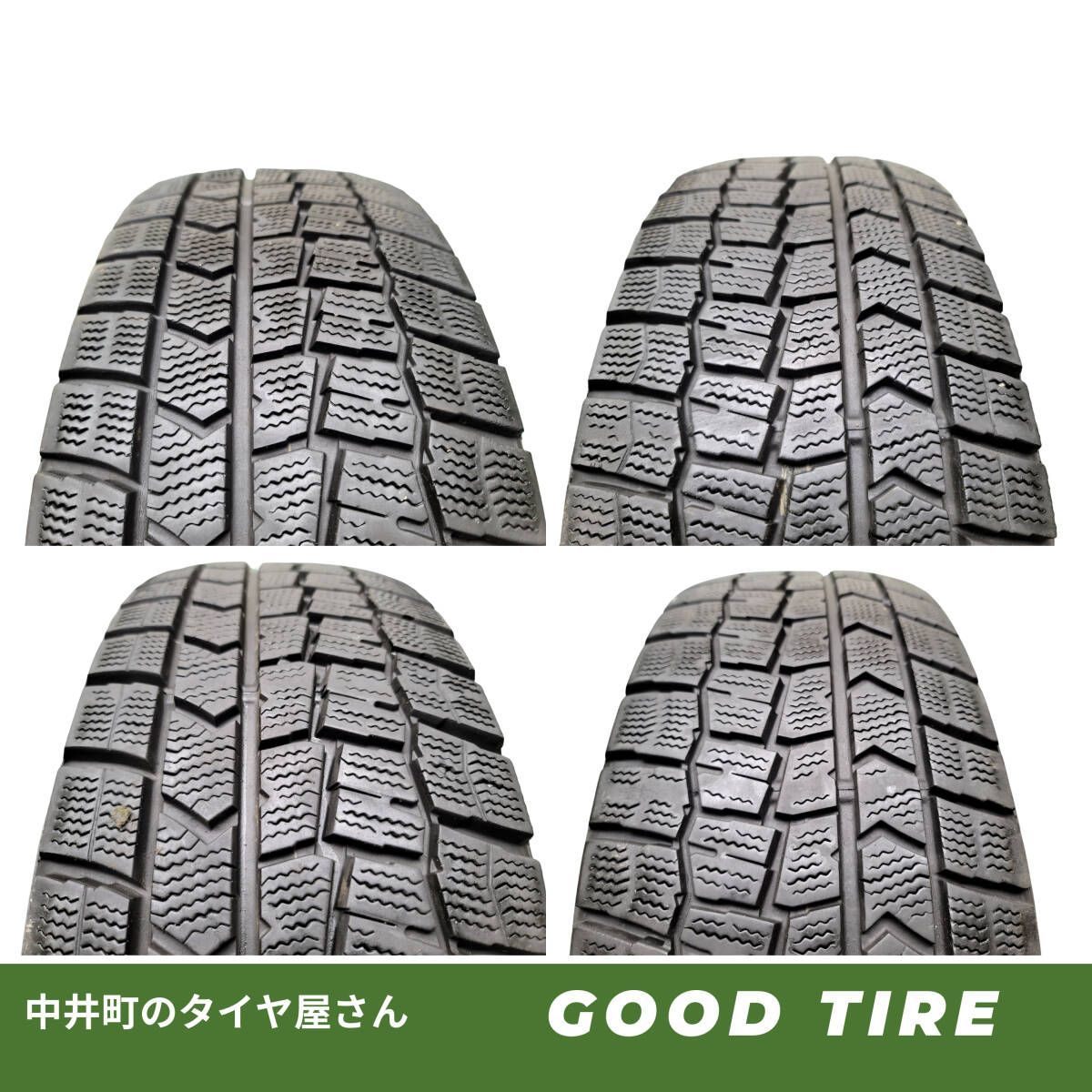 195 65R15 ダンロップ WINTER MAXX WM02 製 4本 冬用 7分山 7.5分山 タイヤ プリウス ヴォクシー セレナ ステップワゴン 6761