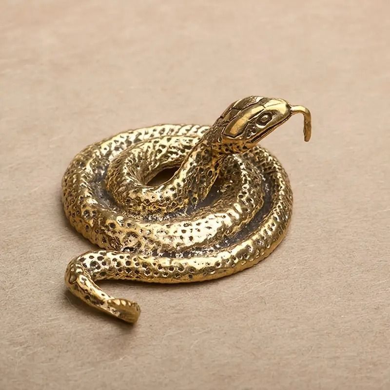 蛇 巳年 干支 ヘビ 置物 オブジェ 干支グッズ 金色 ゴールド