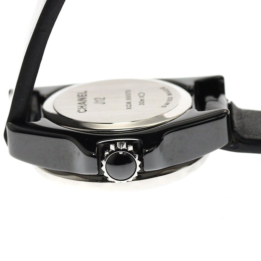 CHANELレディース シャネル CHANEL H4663 J12 XS ダイヤ クォーツ レディース良品