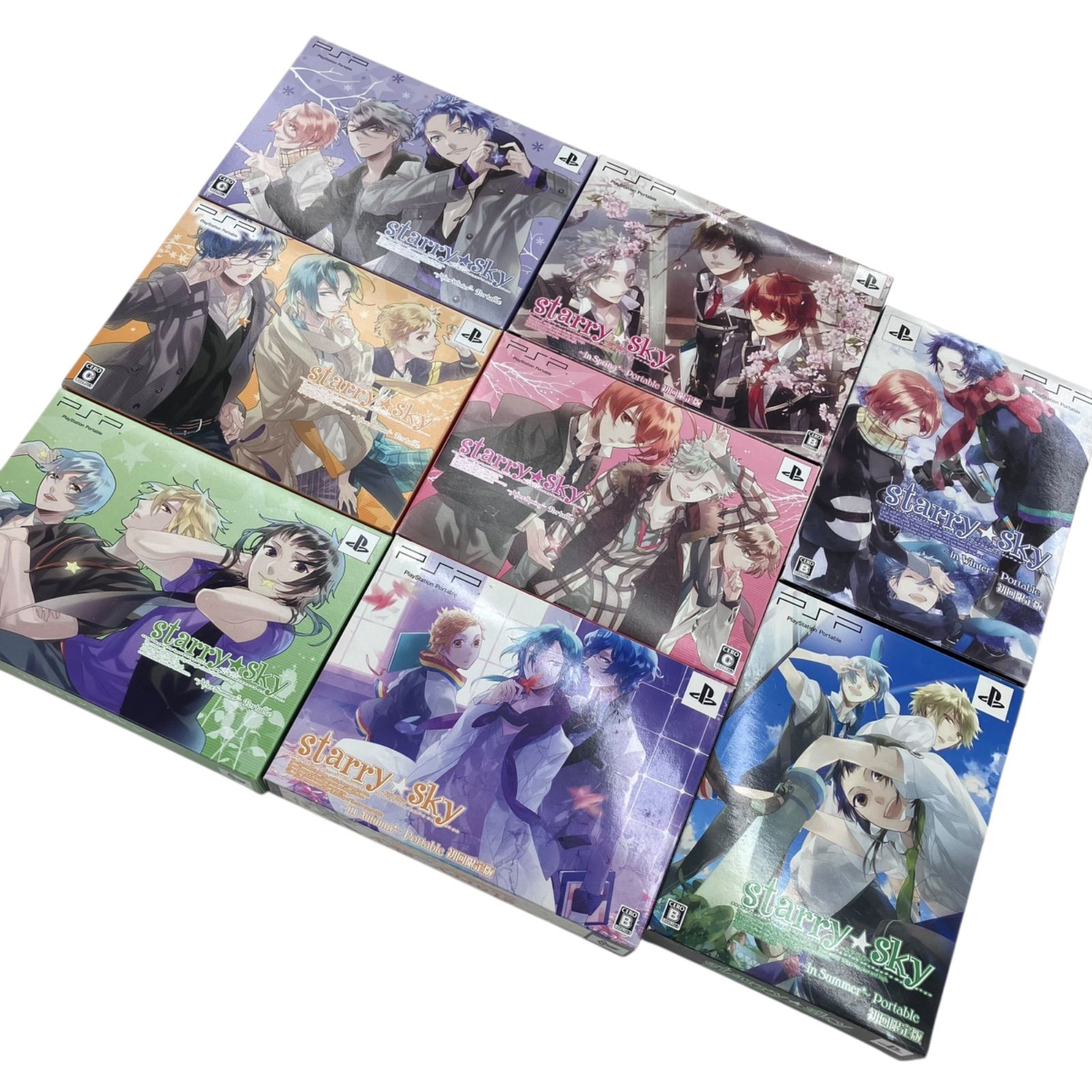 186000 現状品 PSPソフト Starry Sky 〜After Autumn〜 Portable Starry Sky～in Spring～ Portable 版 8点