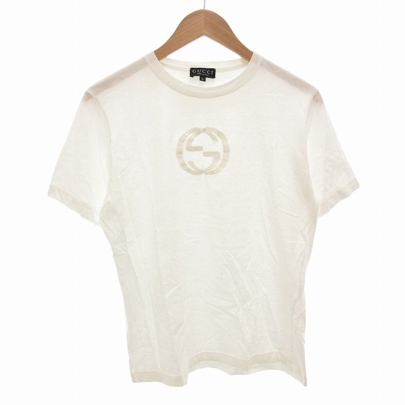 GUCCI きらきらGGインターロッキング 艶やかとろみカットソー GUCCI きらきらGGインターロッキング 艶やかとろみカットソー