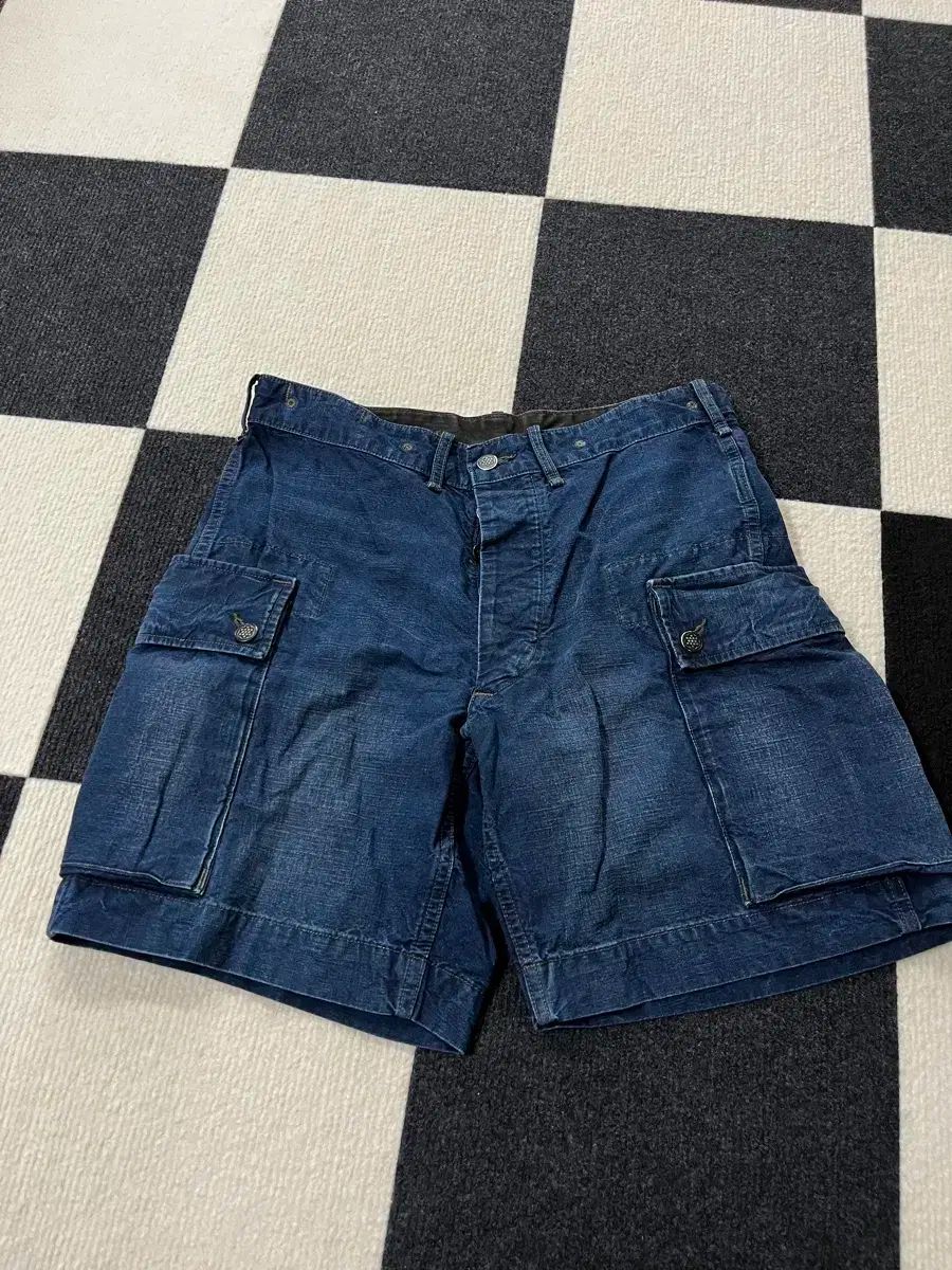 RRL デニム ミリタリー ハーフパンツ 30