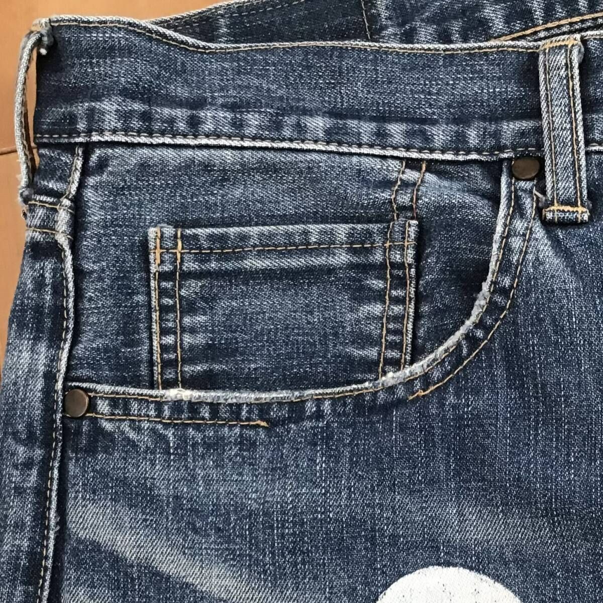 Milo Face Denim Pants Mサイズ a bathing ape BAPE マイロ デニム