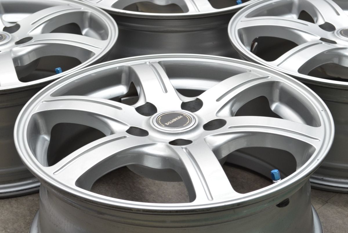 バルミナ 16in 6.5J 38 PCD114.3 4本セット 交換用 スタッドレス用 RAV4 ハリアー アルファード デリカD 5 エクストレイル CX-5