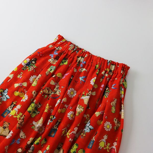 美品 yukiemon ユキエモン フランシュリッペ 春テキスタイル 丈長  