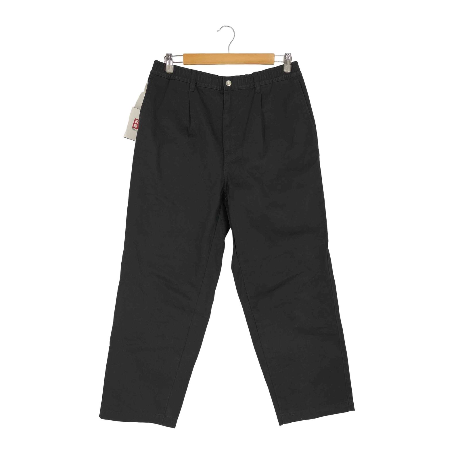 cup and cone カップアンドコーン　ライトウェイト　イージーパンツ　黒 CUP AND CONE: Light Cotton Easy Pants