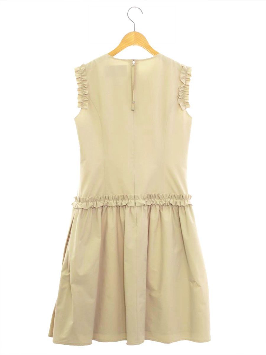 【Rene】ルネ ワンピース 36size きょん2 ルネ 6316410 ワンピース 36 ブルー ツイード フラワービジュー