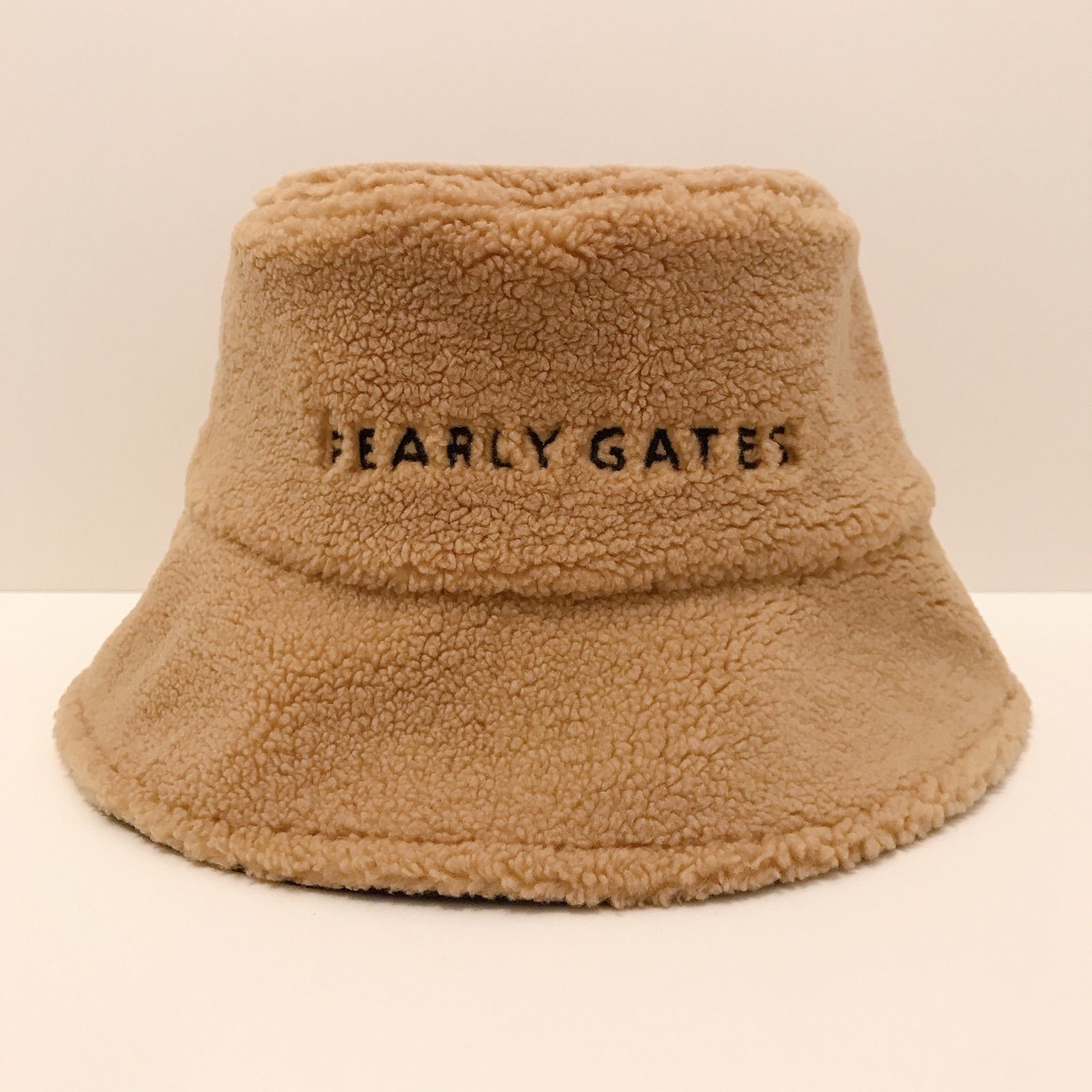 パーリーゲイツ ボア ハット リバーシブルハット 秋冬用