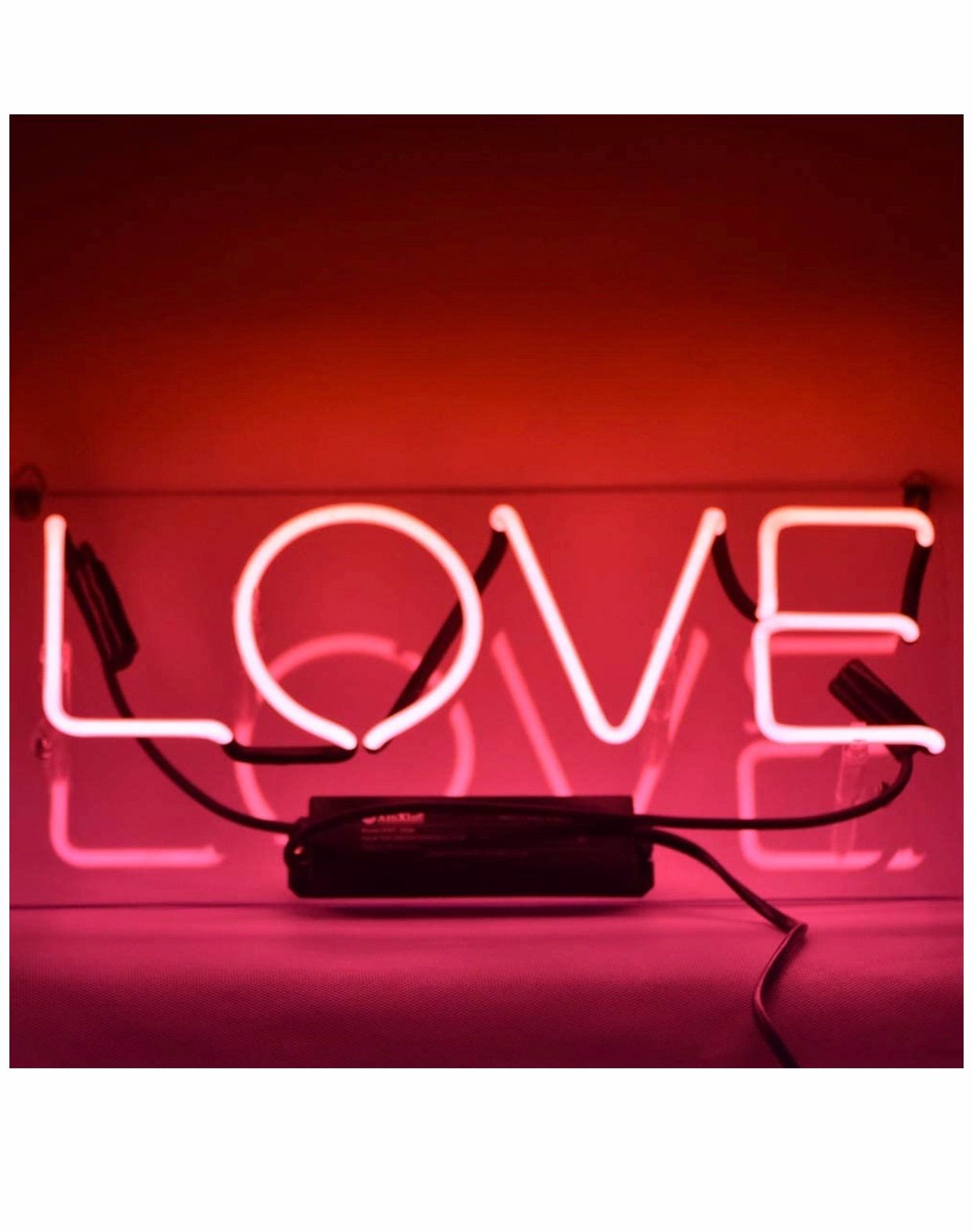 ネオンサイン、LOVE オーダーメイド 省エネ 喫茶店 広告用看板 ドア