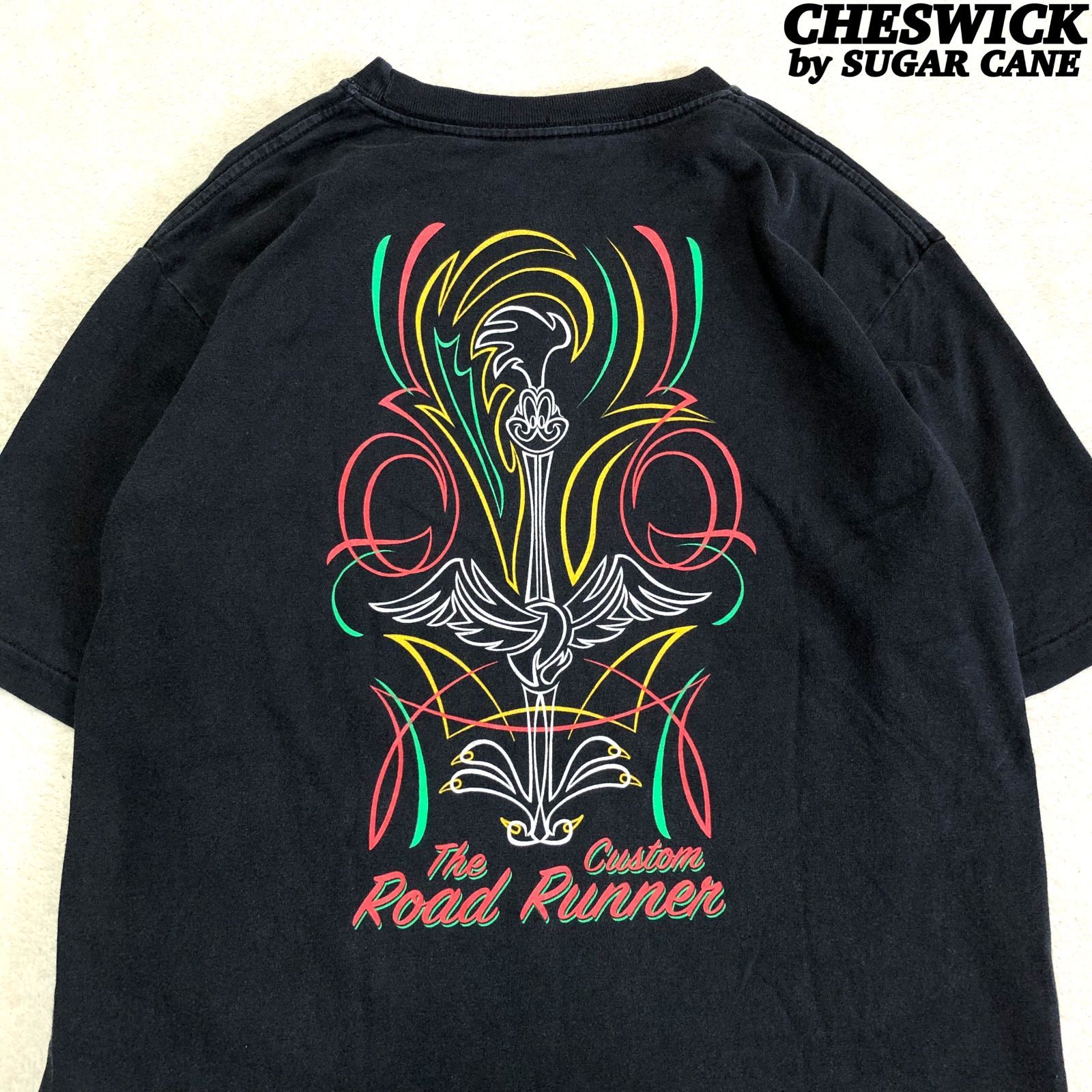 Cheswick ルーニー・テューンズ ポロシャツ S チェスウィック × ルーニー テューンズ 半袖 ポロシャツ 白