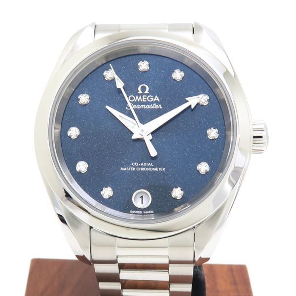 オメガ シーマスターアクアテラ150M コーアクシャル 34mm 220.10.34.20.53.001 レディース 腕時計 Aランク