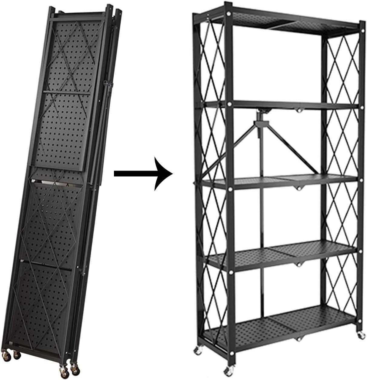 ルパンヒデロウ様専用 3段スチールラック・木製棚付き ルパンヒデロウ