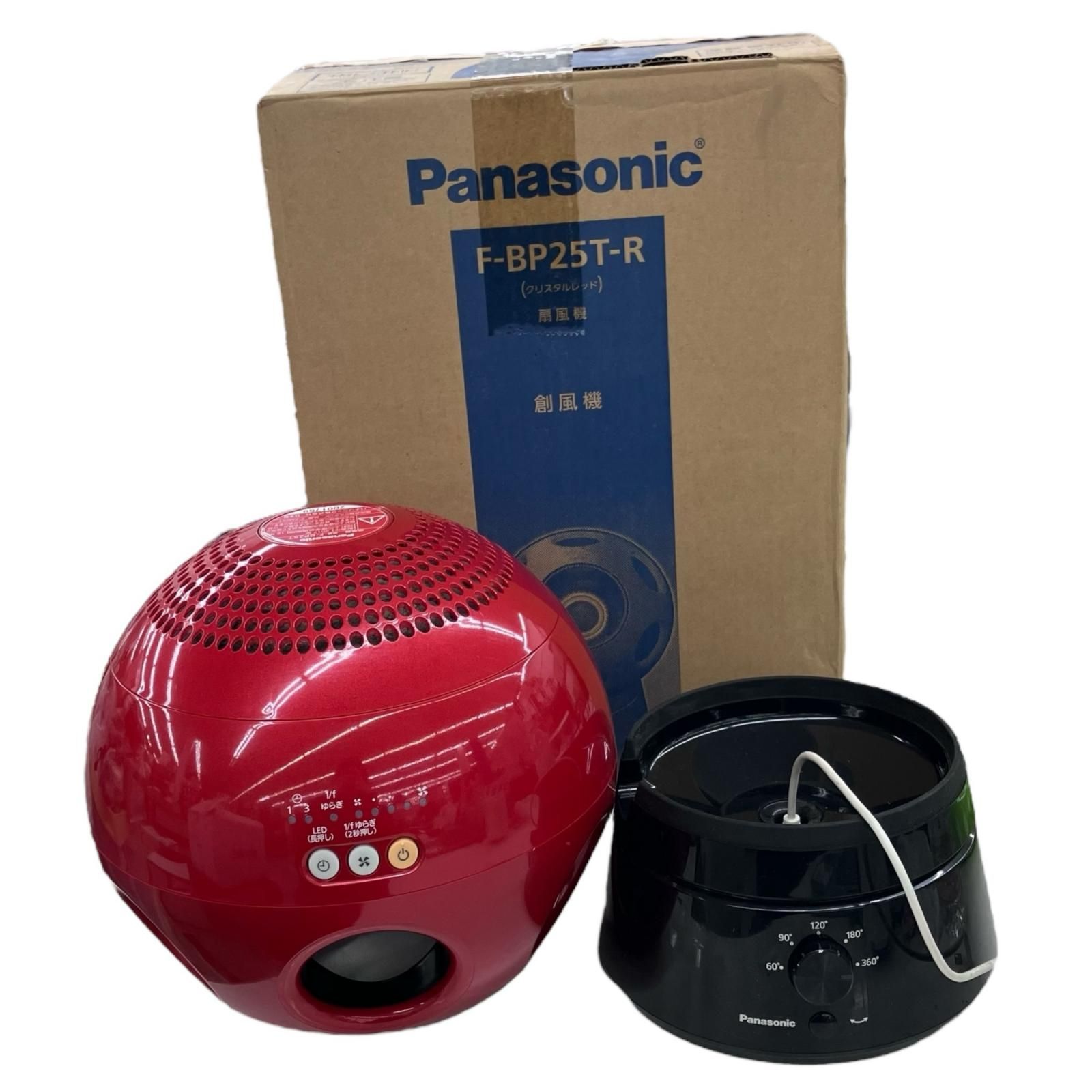 186000 動作 済み Panasonic パナソニック 創風機Q 扇風機 F-BP25T クリスタルレッド