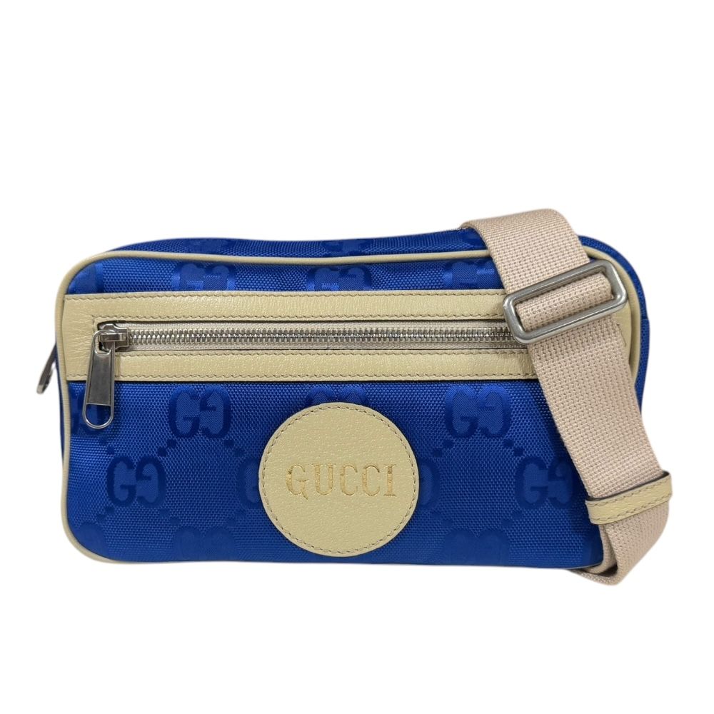 グッチ オフ ザ グリット ボディバッグ ナイロン 631341 ブルー メンズ GUCCI グッチ