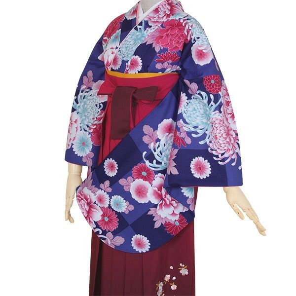 510ag38◎七五三 七歳 女児 着物&袋帯&長襦袢 総柄 金銀彩 鶴扇◎美品