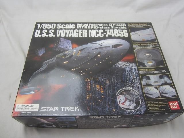 未組立 プラモデル スタートレック 1|850 U.S.S.ヴォイジャーNCC-74656 バンダイ