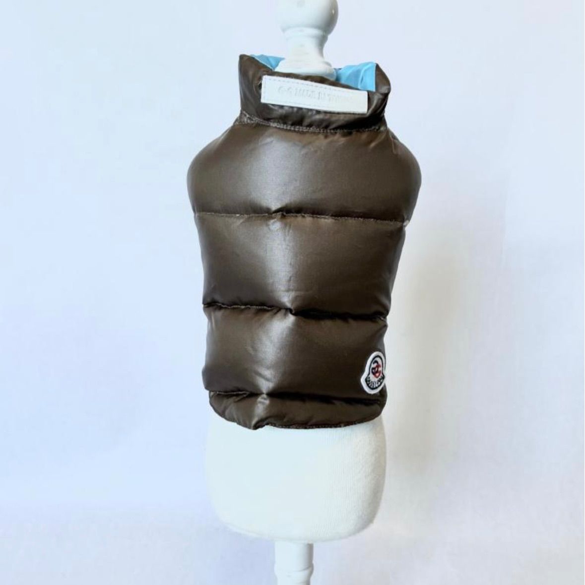 AtelierGG アトリエジジ リバーシブルダウンベスト アウター ドッグウエア 犬服 防寒 お散歩 お出掛け おしゃれ 6449306