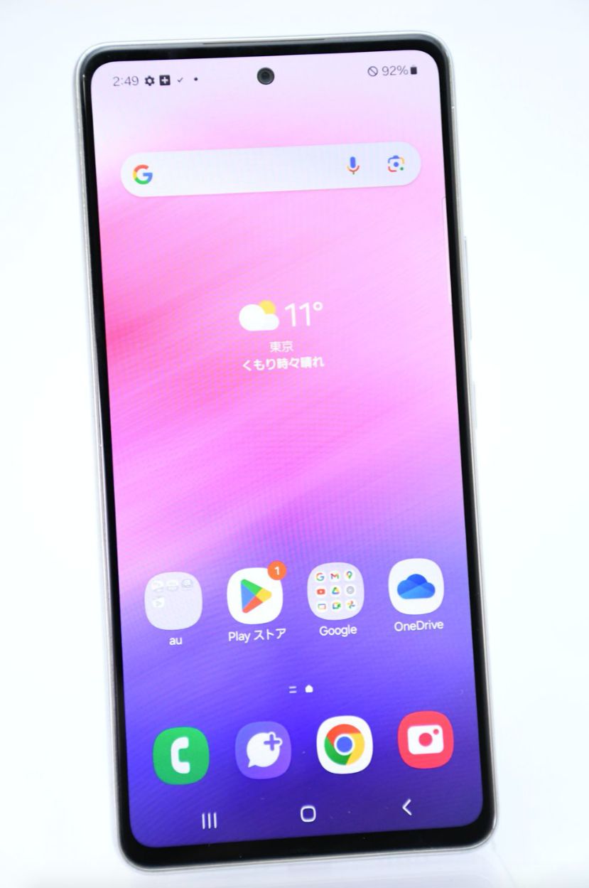 SIMフリー au Galaxy A53 5G SCG15 オーサムホワイト