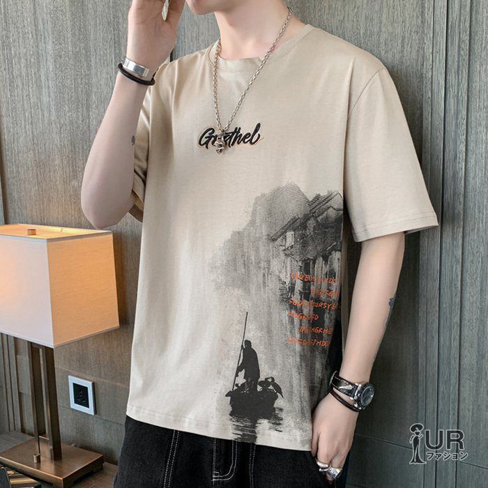 メンズ半袖Tシャツ五分丈デザインおしゃれ夏 楽天市場】5分袖tシャツ メンズ 五分丈tシャツ ティーシャツ
