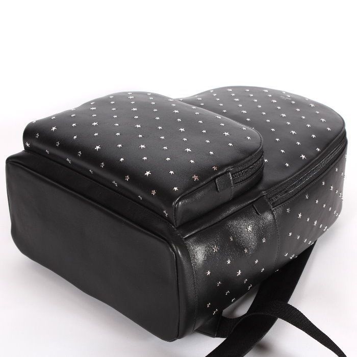 ジミーチュウ リュック スタッズ レザー ブラック JIMMY CHOO JIMMY CHOO ジミーチュウ 2WAY バックパック リュックサック