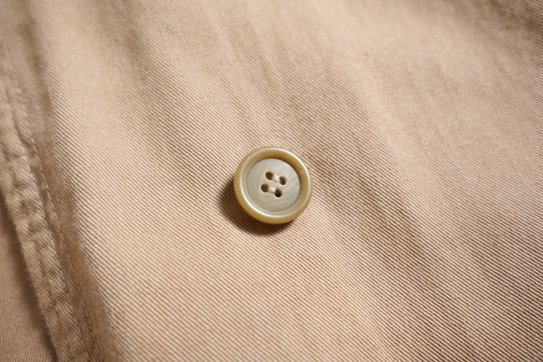 320t*ヤッコマリカルド コットン ステンカラーコート - メルカリ