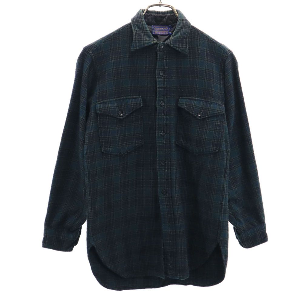 50s 60s 古着　ビンテージ　Pendleton チェック柄ネルシャツ 長袖 ペンドルトン 50s 60s ヴィンテージ チェック柄 長袖 ネルシャツ