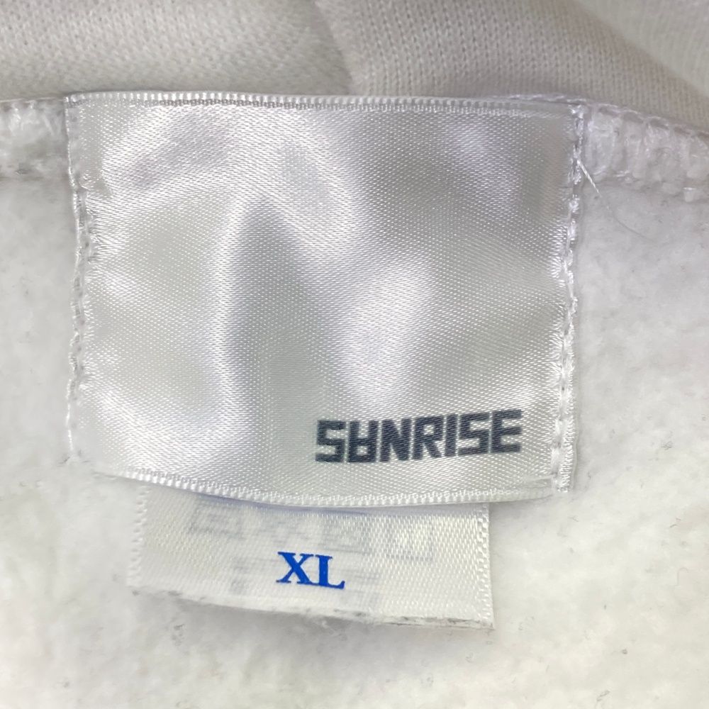 サイズ：XL SANRISE サンライズ ボックス パーカー ホワイト系