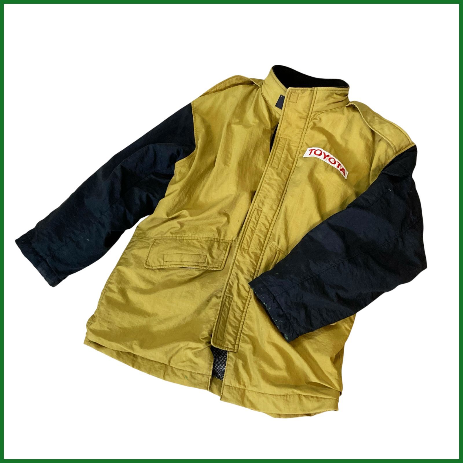 非売品⭐︎トヨタ 中綿ジャケット ジャンパー ブルゾン TOYOTA 中古○TOYOTA/トヨタ○ スタッフジャンパー 中綿入 アウター