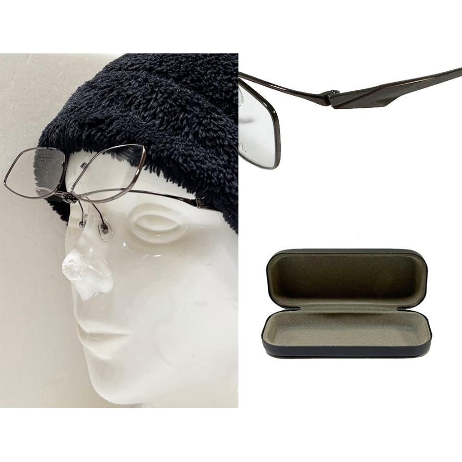 DUN ドゥアン 跳ね上げ式 メガネフレーム 単式 DUN-6008 col 3 ブラウン 高見え 柔らか素材