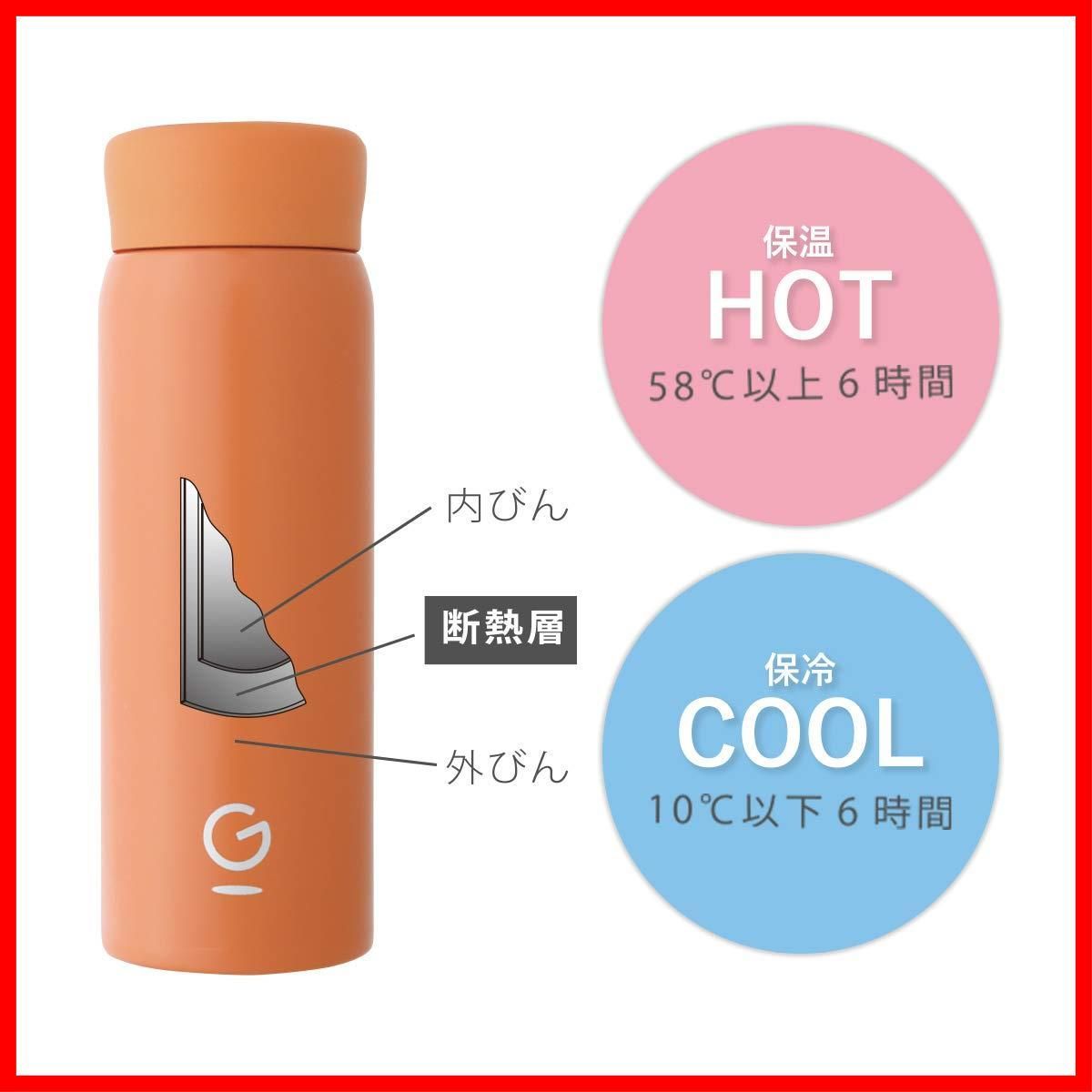 Gゼロマグボトル 200ml オレンジ 10本セット