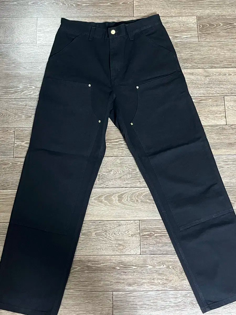 carhartt ブラック ダブルニーワークパンツ 36x32